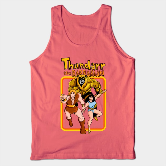 Retro Thundarr The Barbarian Tank Top by OniSide